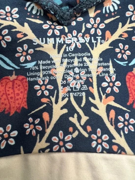 Summersalt Seabreeze One Piece Cutout Swimsuit Size 10 - Picture 7 of 11